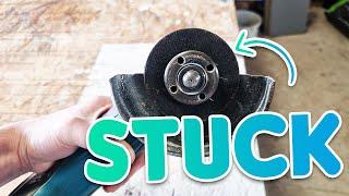How To Remove A Stuck Disk From An Angle Grinder