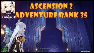 Genshin Impact Adventure Rank 35 Ascension 2