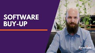 What is a software buy-up?