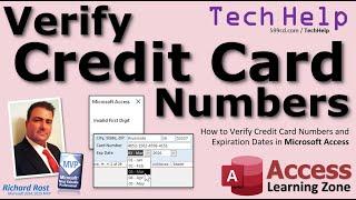 How to Verify Credit Card Numbers and Expiration Dates in Microsoft Access