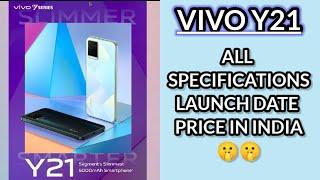 vivo y21 2021 lunch in india | All specifications | Price ||     TECH MR.MADHUR