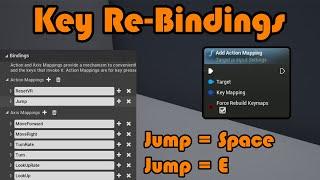 How To Rebind Key/Action and Axis Mappings | Remapping and Rebinding   Unreal Engine 4 Tutorial