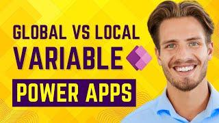 GLOBAL VARIABLES vs. CONTEXT VARIABLE in Power Apps (2024) - In 30 seconds!