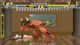 Tifa Lockhart Finds Herself in a Minotaur MUGEN Predicament | Tifa vs Minotaur