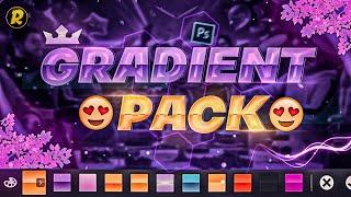 🟣 [ GRADIENT ] BEST GRADIENTS FOR PS CC AND PIXELLAB ANDROID 🟣|| #gradient #pack  #vijaygfx #gfx #ff