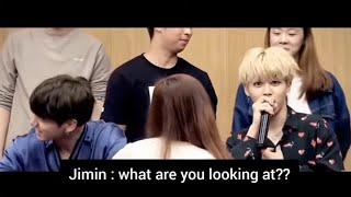 [Eng Sub] BTS fansign (cute moments) Jimin flirting with fans [HD Video] Opening shirt's button #BTS
