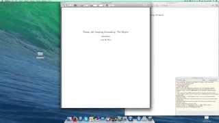 Latex Tutorial 1 of 11: Starting a Report and Title Page