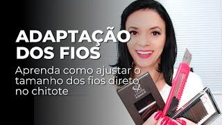 DICA - Como adaptar e personalizar os fios de alongamento de cílios fio a fio direto no chicote