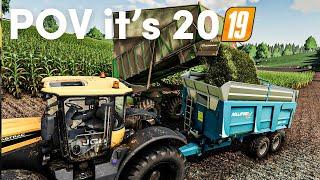 POV IT'S 2019 and you play Farming Simulator 19 with AWESOME SHADER MOD !