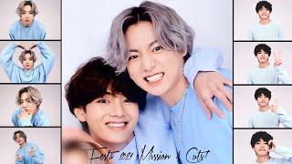 taekook moments (bts 2021 festa mission 4 cuts)