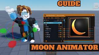 How to Use and Make animation In Moon Animator ! Easy Guide