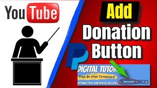 How To Add A Donate Button To Your Youtube Channel