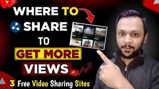 3 Places to Post YouTube Videos To Get More Views | Tech Farooq Hadi