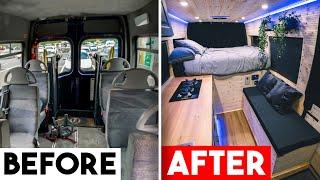 VAN CONVERSION TIMELAPSE - START TO FINISH | VANLIFE