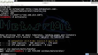 Metasploit windows 7 Hacking - KuKuAirs