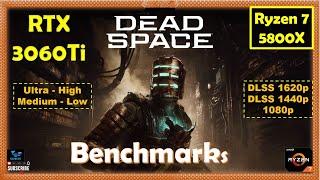 Dead Space Remake RTX 3060Ti - 1440p - 1080p - All Settings | Performance Benchmarks