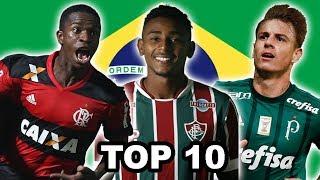 Top 10 Young Players (U21) in Brazil 2017/18 (HD)