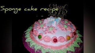 Sponge cake recipe# birthday cake#