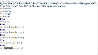 Python Logical Operators