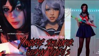 Yandere simulator cosplay's tiktok's/ #1 /FAKE Blo0d waring/FAKE d3ad/FAKE wapp0ns/glitsh warring