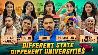 Different State Different Universities - Amit Bhadana ( Delhi ,UP,  Rajasthan, JNU, Open Learning )