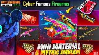  BGMI 100% UPGRADE GUN CRATE | BGMI CYBER WEEK LUCKY SPIN | CYBER WEEK UPGRADE GUN CRATE |