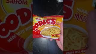 Trying Saffola Oodles! Better than Maggi? #shorts