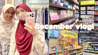 last days of 2023! //  december vlogs : room tour, unboxing ft. KeyTok || aesthetic vlog (Malaysia)