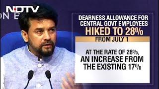 Dearness Allowance For Central Government Employees Hiked To 28% From July 1