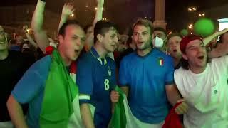 LIVE: Soccer fans gather at Wembley Stadium to watch the #Euro2020 final