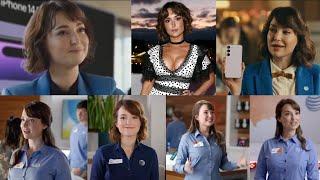 AT&T Milana Vayntrub Commercials Compilation Lily Adams Ads