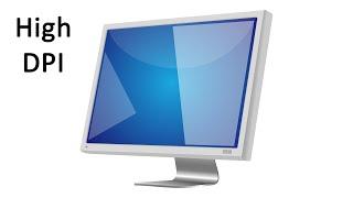 High DPI Screen Scaling Settings