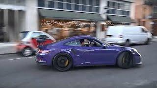 Porsche GT3 RS 'drive like you stole it'! Crazy drifts and burnouts in the city