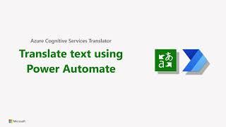 Translate text using Power Automate