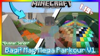 Bagi² Map Mega Parkour V1 By @LuthMC | (Minecraft Mcpe/Mcbe)