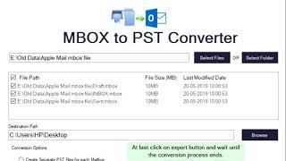 Convert MBOX to PST format and Migrate MBOX to Outlook