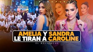 Amelia Alcántara y Sandra Berrocal le tiran a Caroline Aquino - La Fiesta Telemicro - El Bochinche