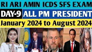 RI ARI AMIN ALL COUNTRY PM PRESIDENT & CAPITALMCQ 2024 I CGL CURRENT AFFAIRS II OSSC CGL II RI ARI I