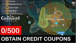 How to Obtain 500 Credit Coupons | Game of the Rich Quest Guide - Genshin Impac