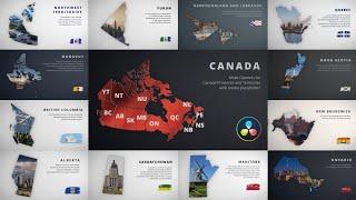 Maps Opener - Canada Provinces & Territories for DaVinci Resolve