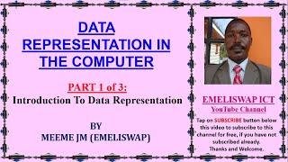 Data Representation in the Computer | Introduction to Data Representation