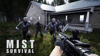 Строим Дом в Мист Сурвивал! Выживание День 3! Mist Survival