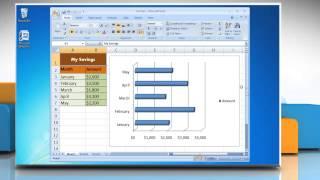 How to Add Titles in a Bar Graph in Excel 2007