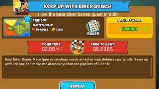 How to beat biker bone quest in btd6