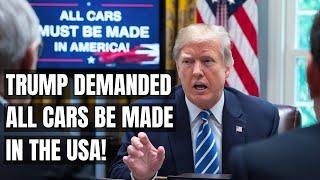 Trump’s Bold New Plan: 'All Cars Must Be Made in America!' What It Means for You | Electric Vehicles