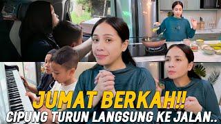 PERDANA CIPUNG DIAJARIN NAGITA BERBAGI DI JUMAT BERKAH!!! EXCITED LANGSUNG KE JALANAN BAGI2 MAKANAN!