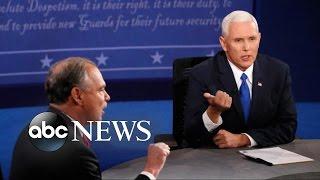 VP Candidates Go on Attack in Debate Showdown