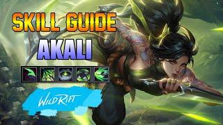 AKALI SKILL GUIDE - WILD RIFT