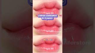 Labios coreanos súper fáciles  #maquillaje #tiktok #shortvideo #makeup #kawaii #aesthetic