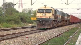 First spotting of SWR locos in Punjab | Hubli (UBL) WDG4 twins | UBL EMD GT46MAC